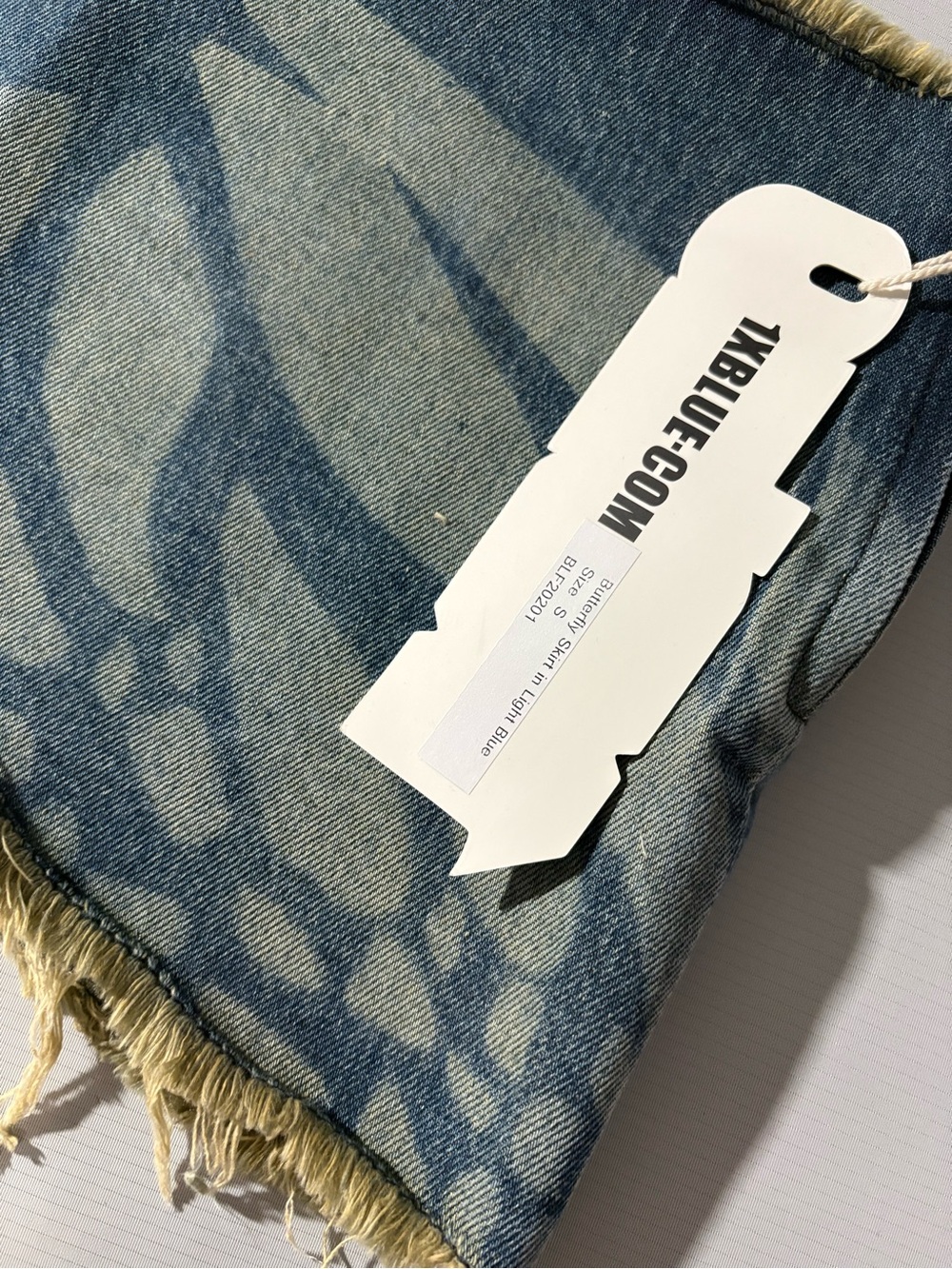 1xblue Denim Butterfly Print Two-Piece Set - Picture 7 of 11